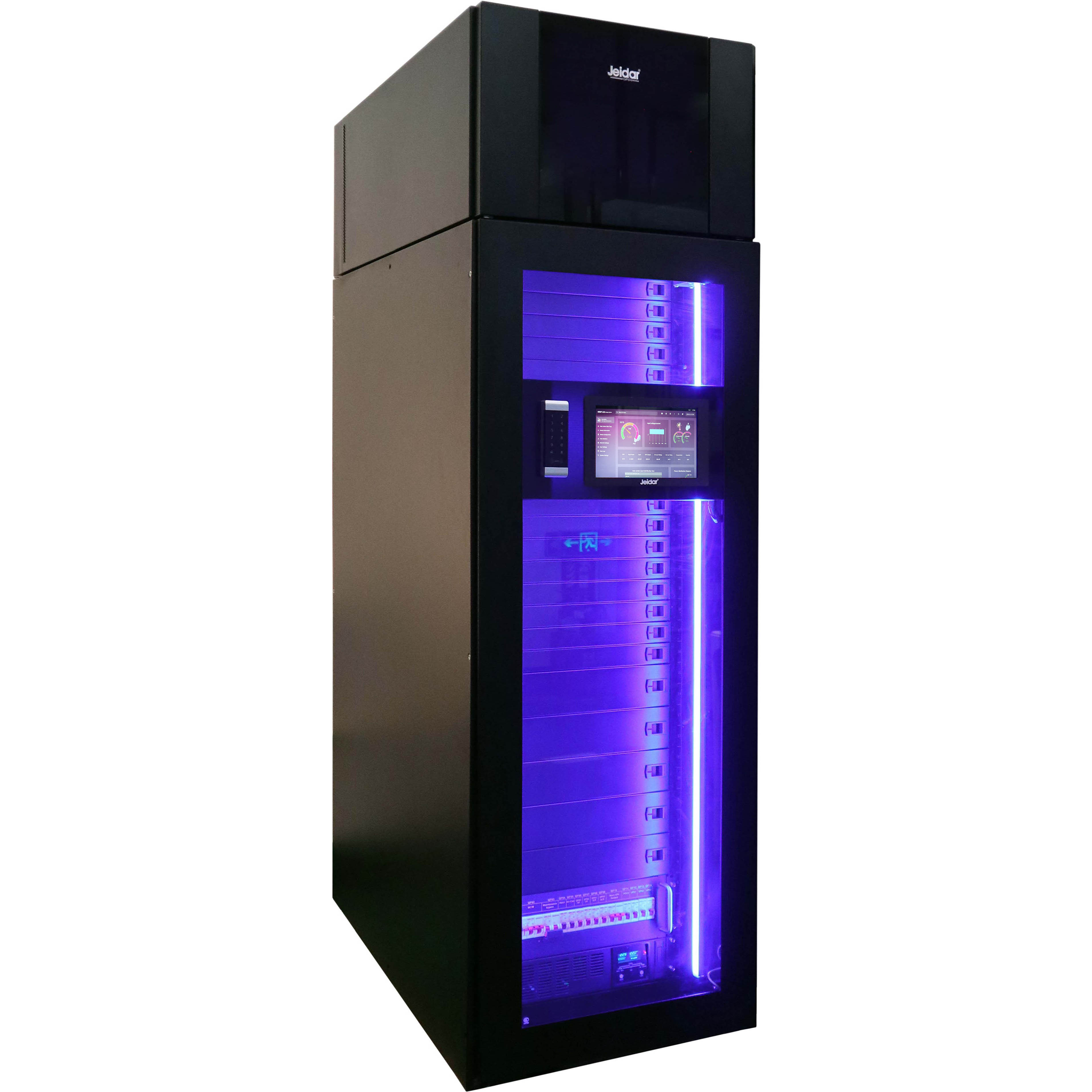 高(gāo)配單櫃 頂裝空(kōng)調 JCS智能(néng)微(wēi)模塊